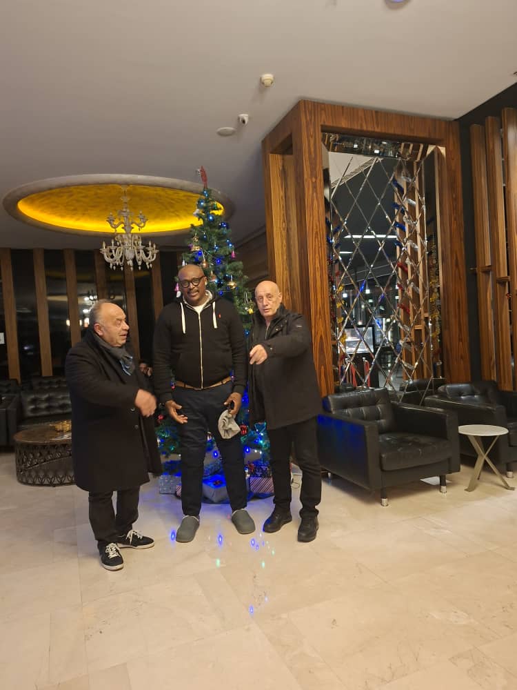 With Mr. A. Karrakas of Karrakas group, Istanbul Turkey, Founder/CEO Tasnett Mr. Esoro Tariq Nduka,& President Istanbulspor Turkey Mr. Ecmel Faik Sarialioglu